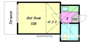 ルミナス【106号室】の間取り