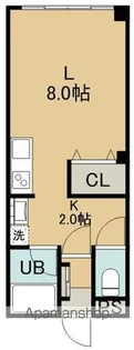 アールズコート港【3階】の間取り