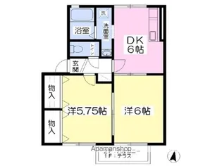 ドリーム・小岩井B【1階】の間取り