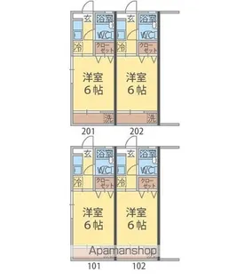 メゾン・ド・ニシムラ【2階】の間取り