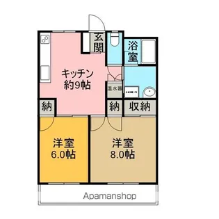 マンションみやび【3階】の間取り
