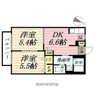 アルカンシエルC【1階】の間取り