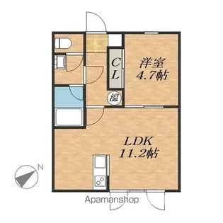 アルバータ215【2階】の間取り
