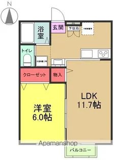 プレミール【2階】の間取り