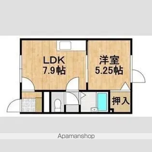 レジデンス東郊【1階】の間取り
