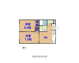 ベルメゾンⅠ【1階】の間取り