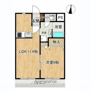 アメニティサイキⅢ【1階】の間取り