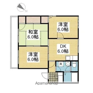 ディアスカネキC棟【102.号室】の間取り