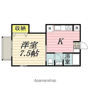 堤第二ハイツ【101号室】の間取り