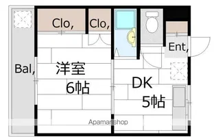 サンハイム西口【305号室】の間取り