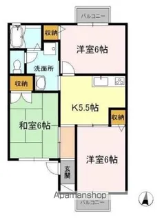 グランドールミツトヨ【1階】の間取り