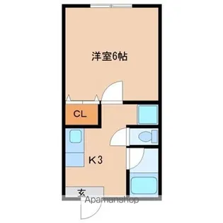 フレデリクスハウン3【203号室】の間取り