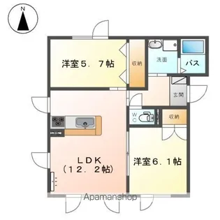 Abista【2階】の間取り