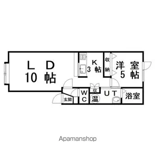 ROSSO A【1階】の間取り