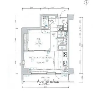 ARTESSIMO GLEIS【5階】の間取り
