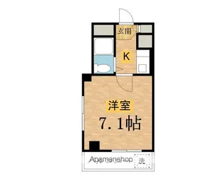明愛ビル【4階】の間取り