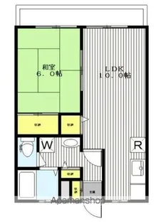 ヒルハイツ【1階】の間取り