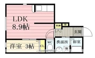 ララ・ポート【1階】の間取り
