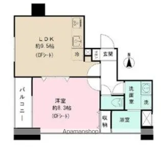 ルート南常盤台【2階】の間取り