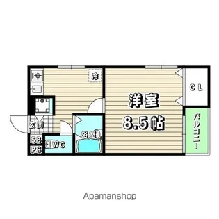 アビニヨン千種【401号室】の間取り