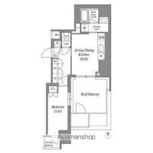 ACP RESIDENCE 錦糸町【9階】の間取り