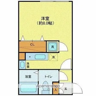 MODULOR白山Ⅱ【2階】の間取り