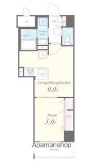 LA GRACIA四谷【3階】の間取り