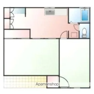 ボヌール江戸川台【1階】の間取り