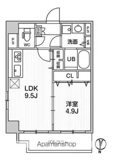 ROOTS RYOGOKU【5階】の間取り