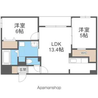 仮)シキレジデンス南平岸【3階】の間取り