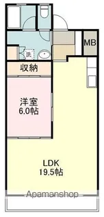 オーロラビル【301号室】の間取り