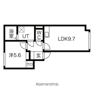 パワービル千歳駅前【4階】の間取り