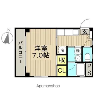 サンテラス南小岩【102号室】の間取り
