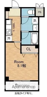 モンレーヴ 高松北【106号室】の間取り