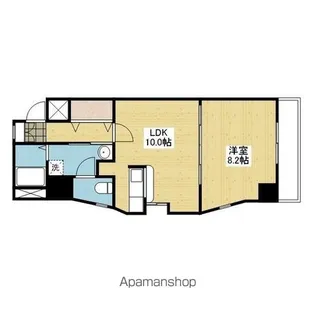 ルーチェ志津川【.410号室】の間取り
