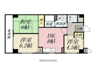 サンヒルズ泉A棟【1階】の間取り