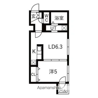 プリオール北27条【2階】の間取り