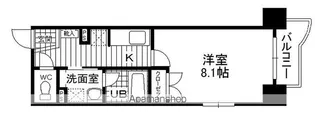 アーバンコンフォート本町通【4階】の間取り