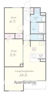 CASA ALBERO【2階】の間取り