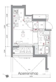 AZEST阪東橋Ⅱ【4階】の間取り