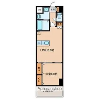 白島城北東亜ビル【11階】の間取り