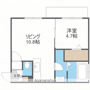 Axis-Will 東札幌Sta.【3階】の間取り