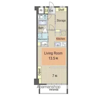 U・TOPIA TOWER【6階】の間取り