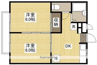 グリーンゲーブル【3階】の間取り