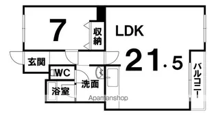 ヴェルデ【603号室】の間取り