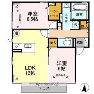 RECIENTE A【1階】の間取り