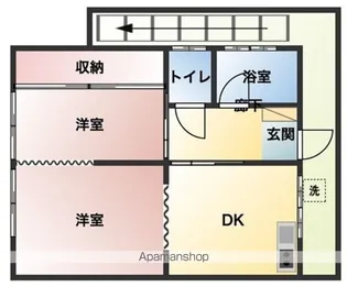 フォーサイト篠栗PETITVILLAGE【1階】の間取り