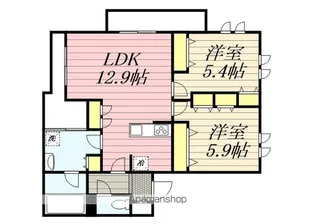 クレストK【3階】の間取り