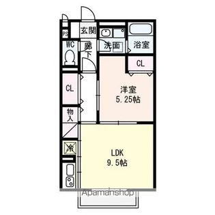 セジュールSHINSUKE【1階】の間取り