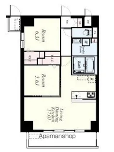 博多グランドレジデンス【12階】の間取り